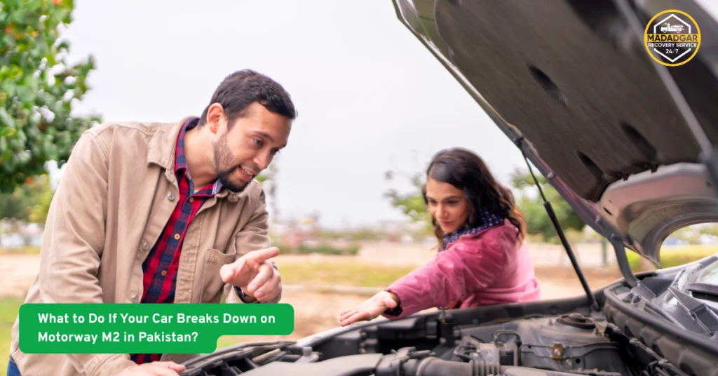 Car Breaks Down on M2 Motorway