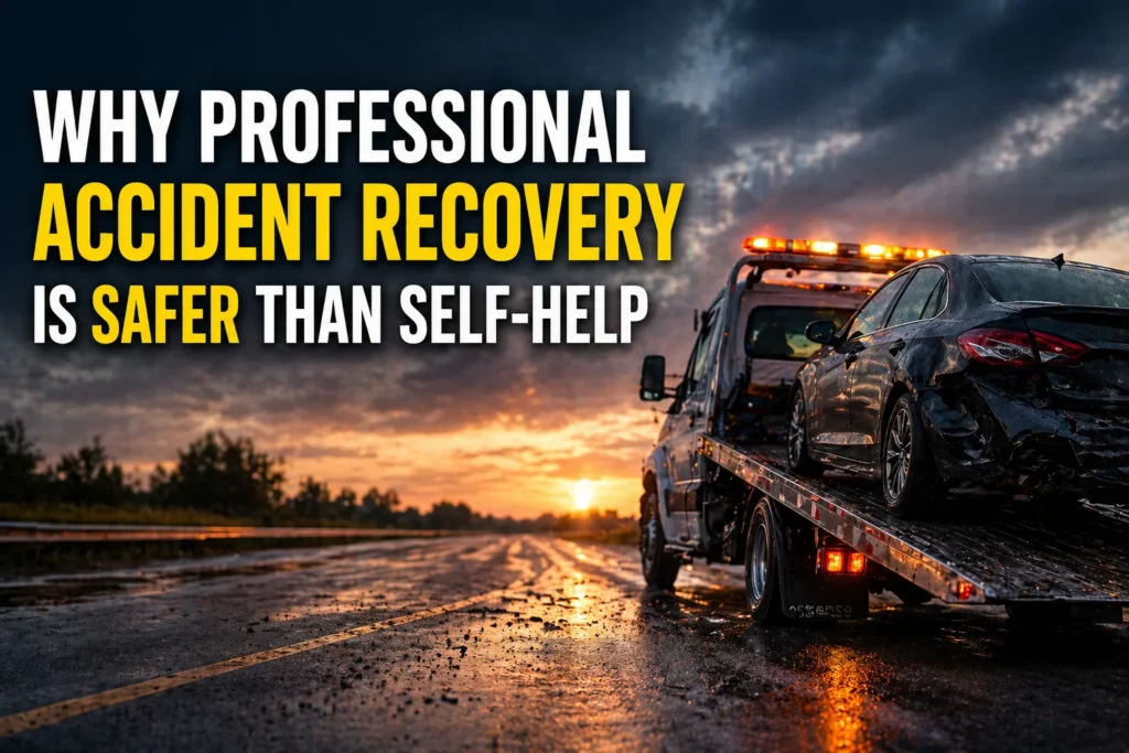 Why Professional Accident Recovery Is Safer Than Self-Help