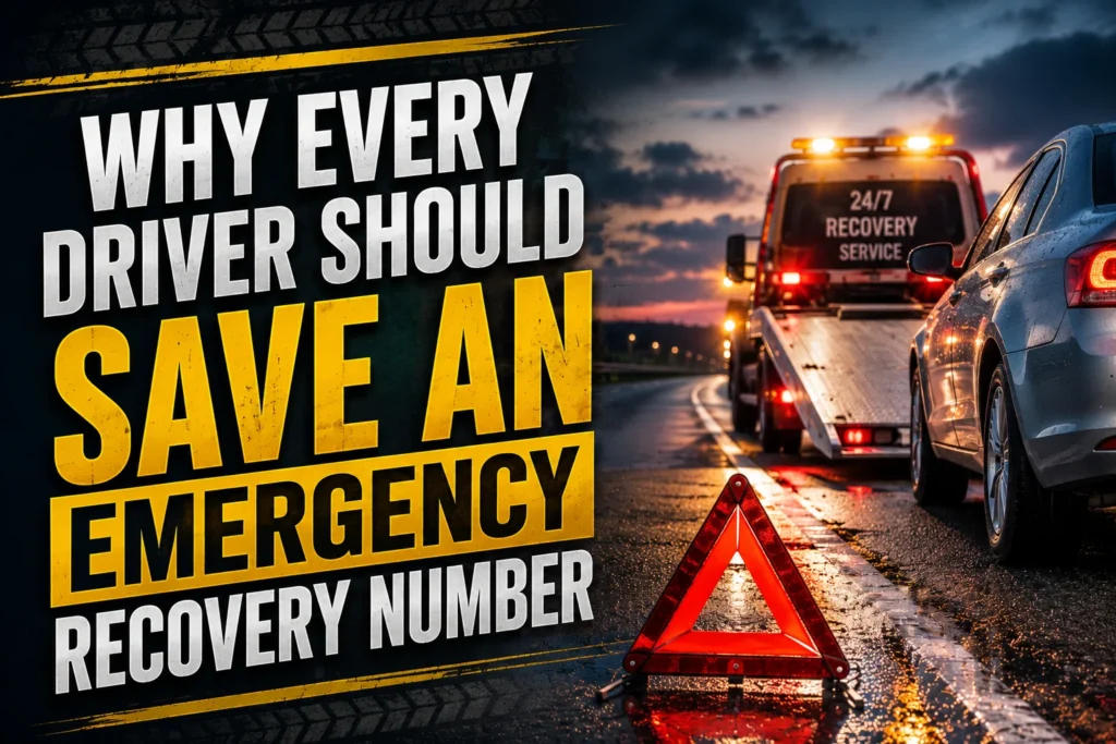 Why Every Driver Should Save an Emergency Recovery Number