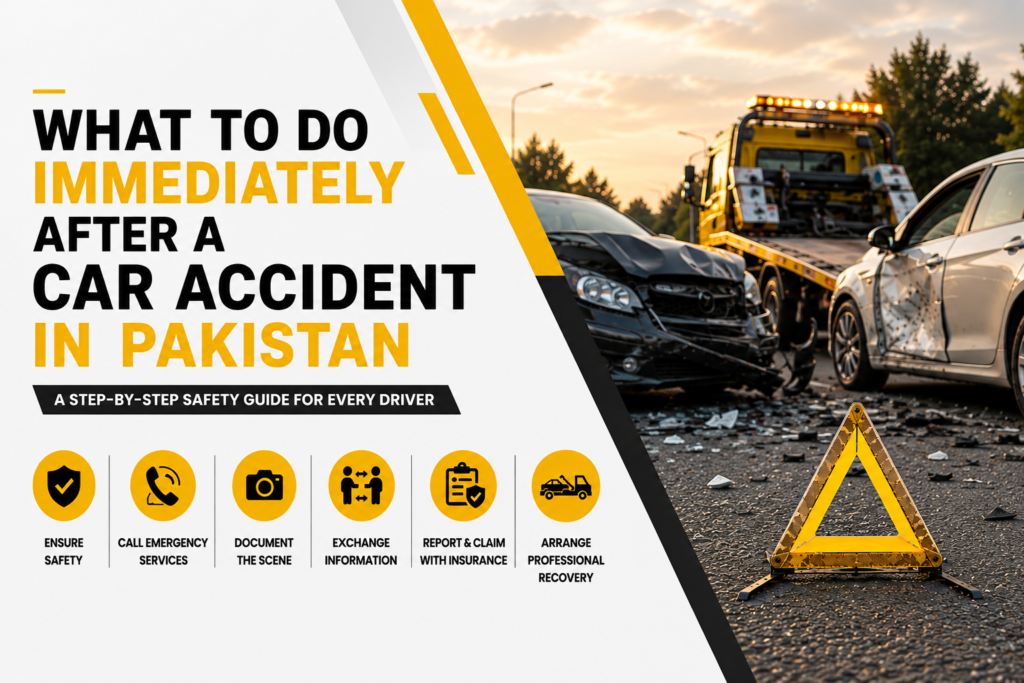What to Do Immediately After a Car Accident in Pakistan | Complete Safety Guide